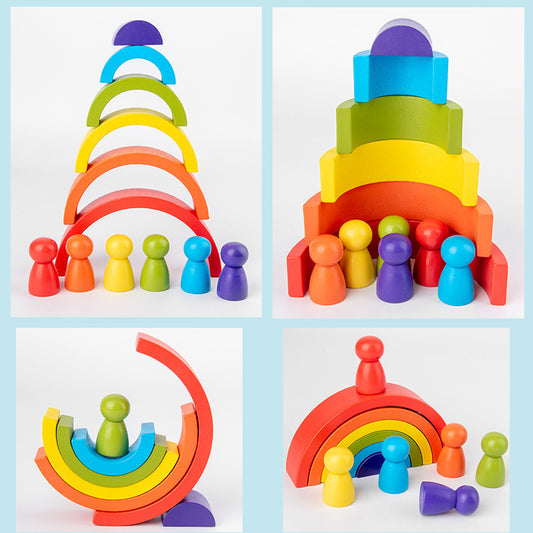 Rainbow Arched Building Blocks - Defenders' Mercantile