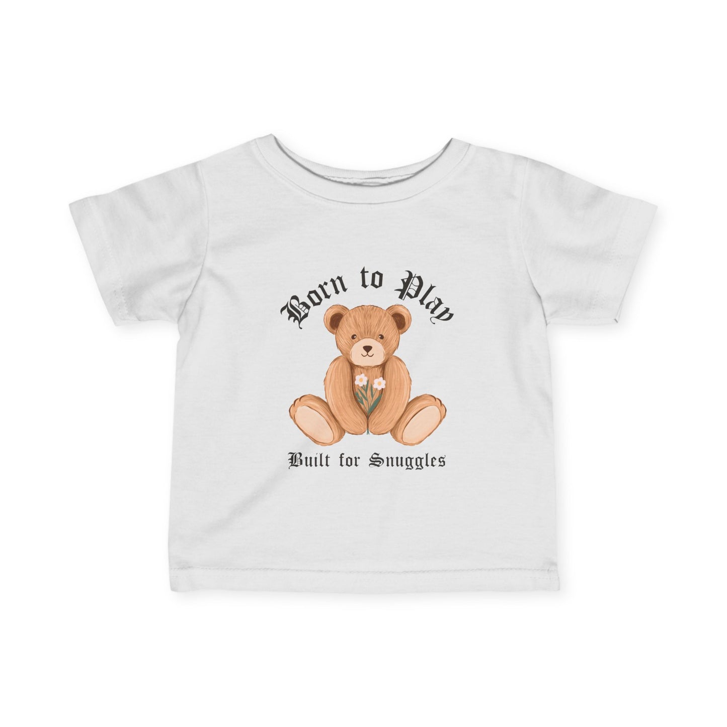 Infant Tee - Born to Play, Built for Snuggles - Defenders' Mercantile