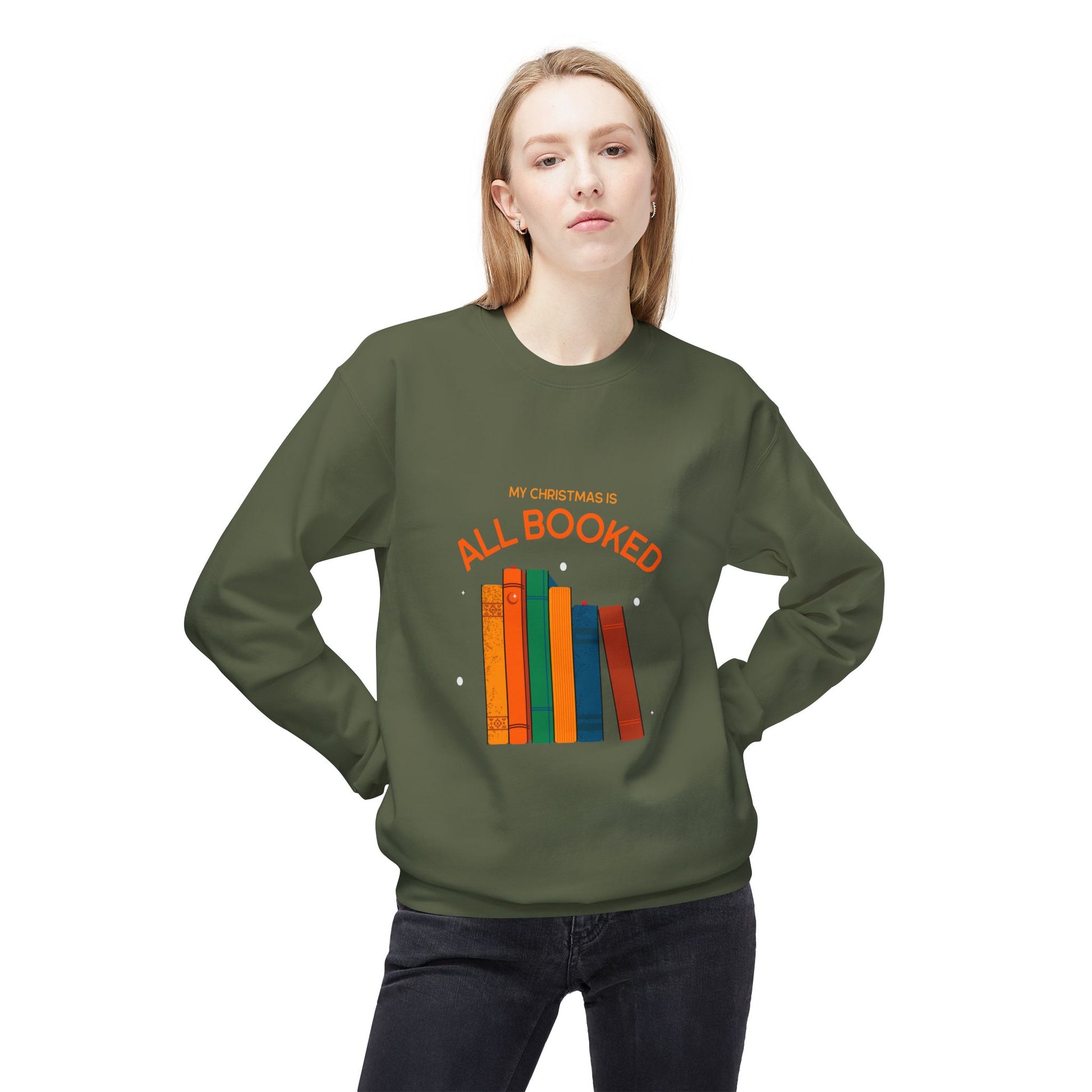 Christmas Bookworm Sweatshirt - Defenders' Mercantile