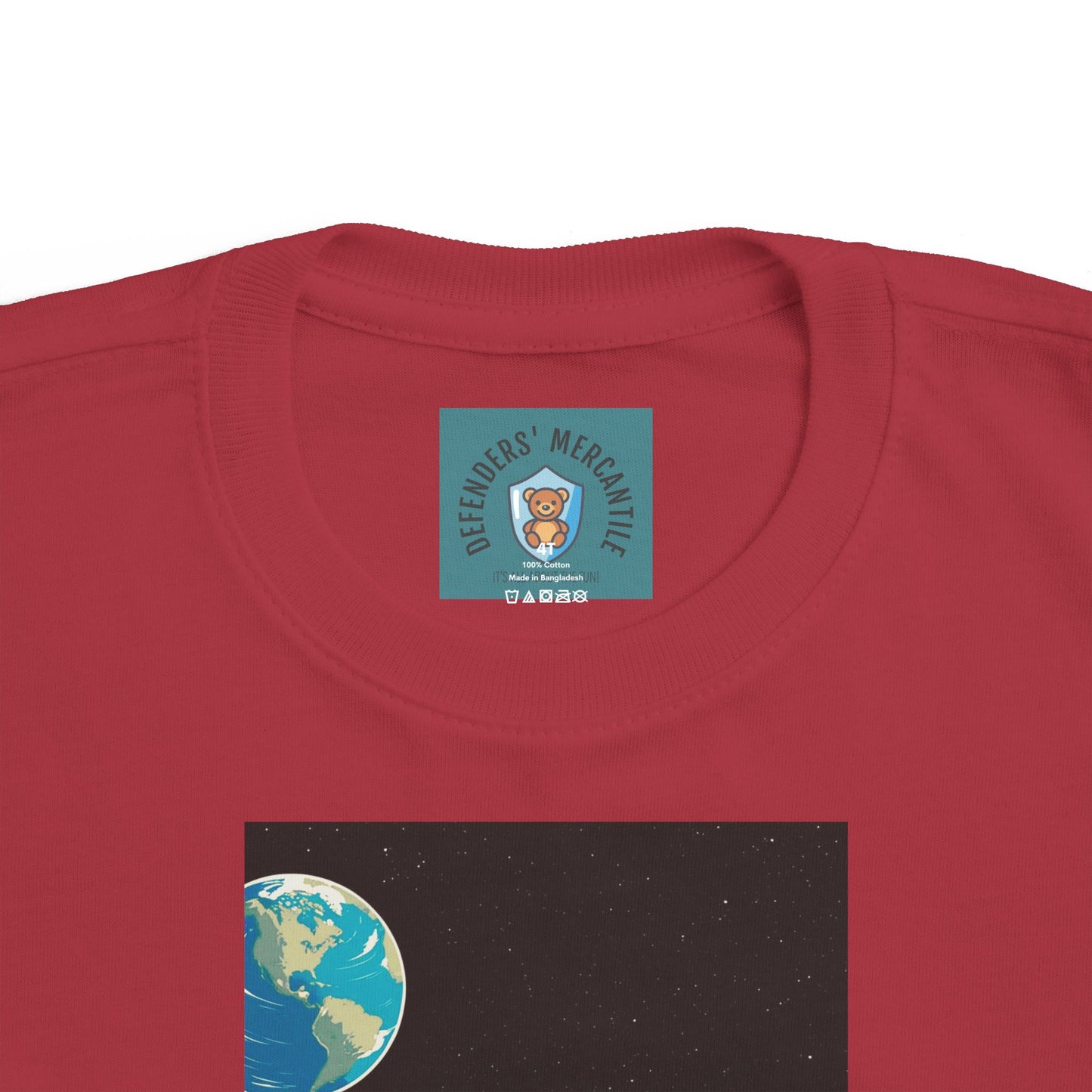 Toddler Tee - Earth Gazing Design - Defenders' Mercantile