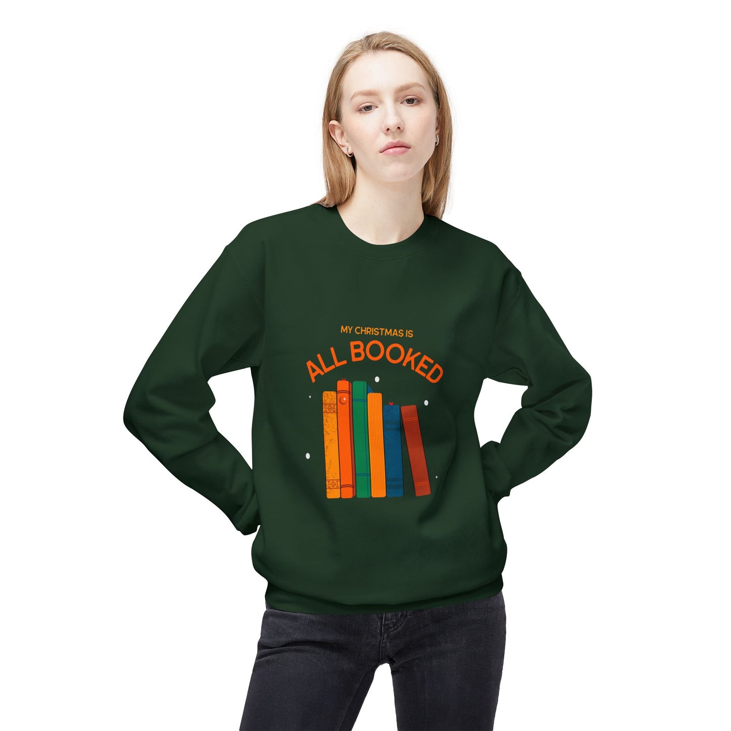 Christmas Bookworm Sweatshirt - Defenders' Mercantile