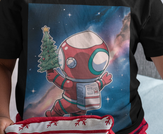 Toddler Tee - Christmas in Space Design - Defenders' Mercantile