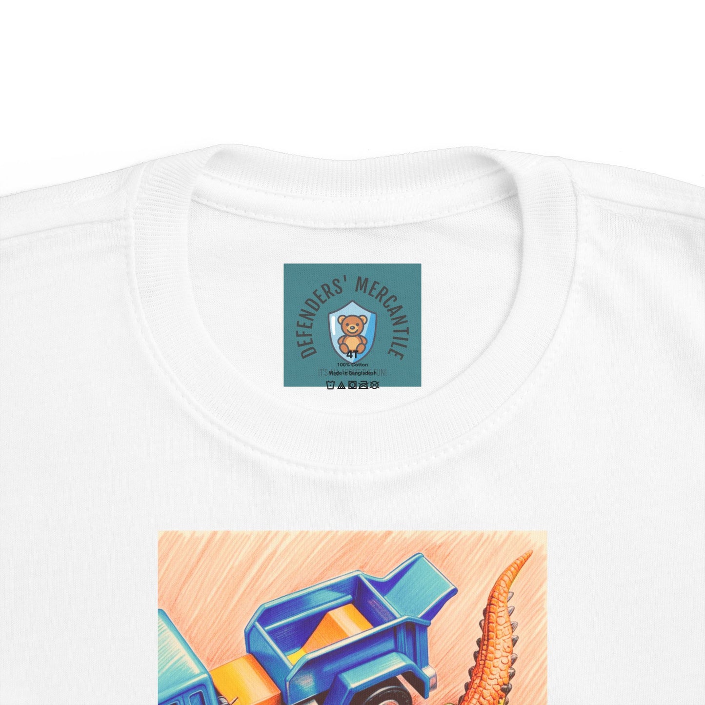 Toddler Tee - Trucks + Dino Playtime Design - Defenders' Mercantile