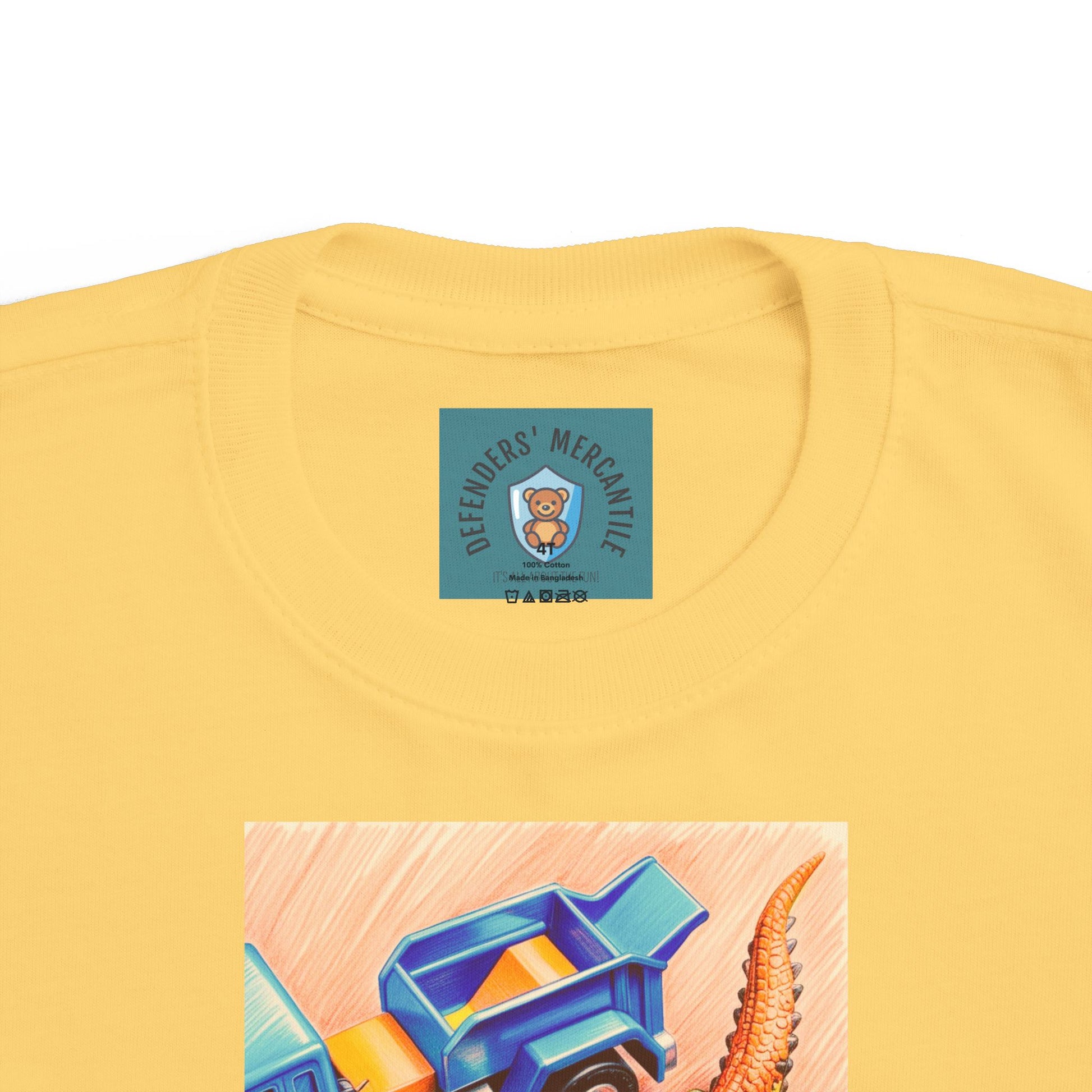 Toddler Tee - Trucks + Dino Playtime Design - Defenders' Mercantile