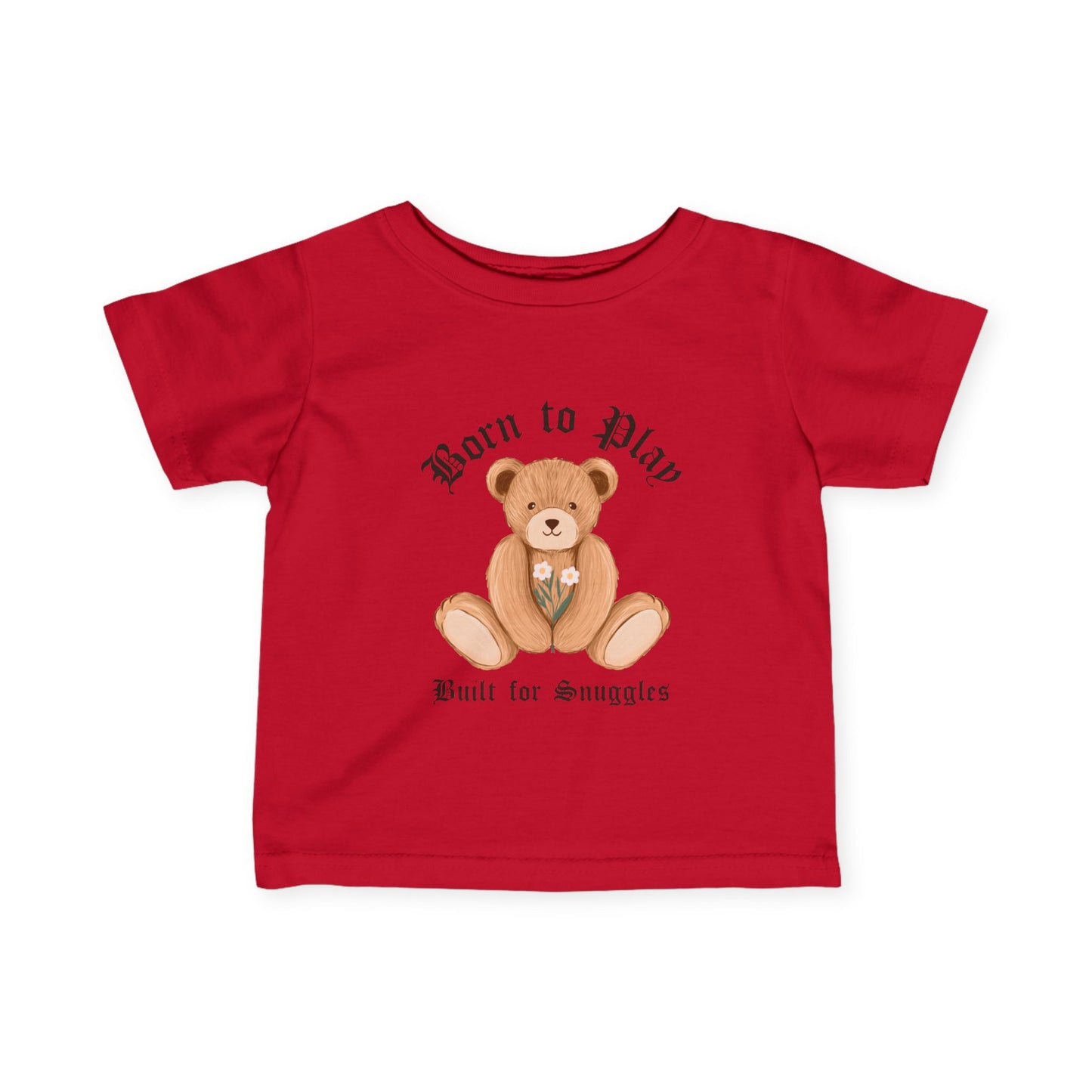 Infant Tee - Born to Play, Built for Snuggles - Defenders' Mercantile