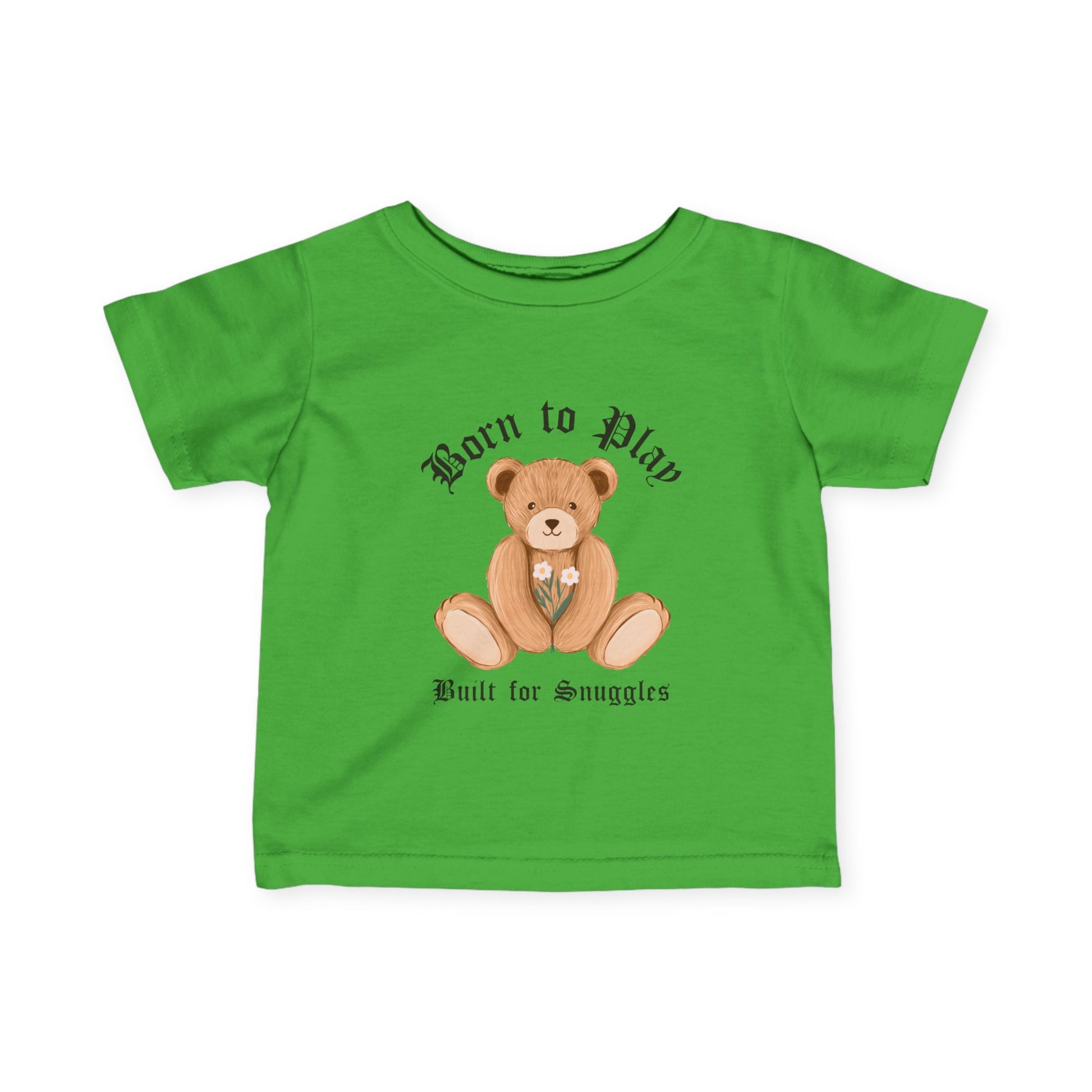 Infant Tee - Born to Play, Built for Snuggles - Defenders' Mercantile