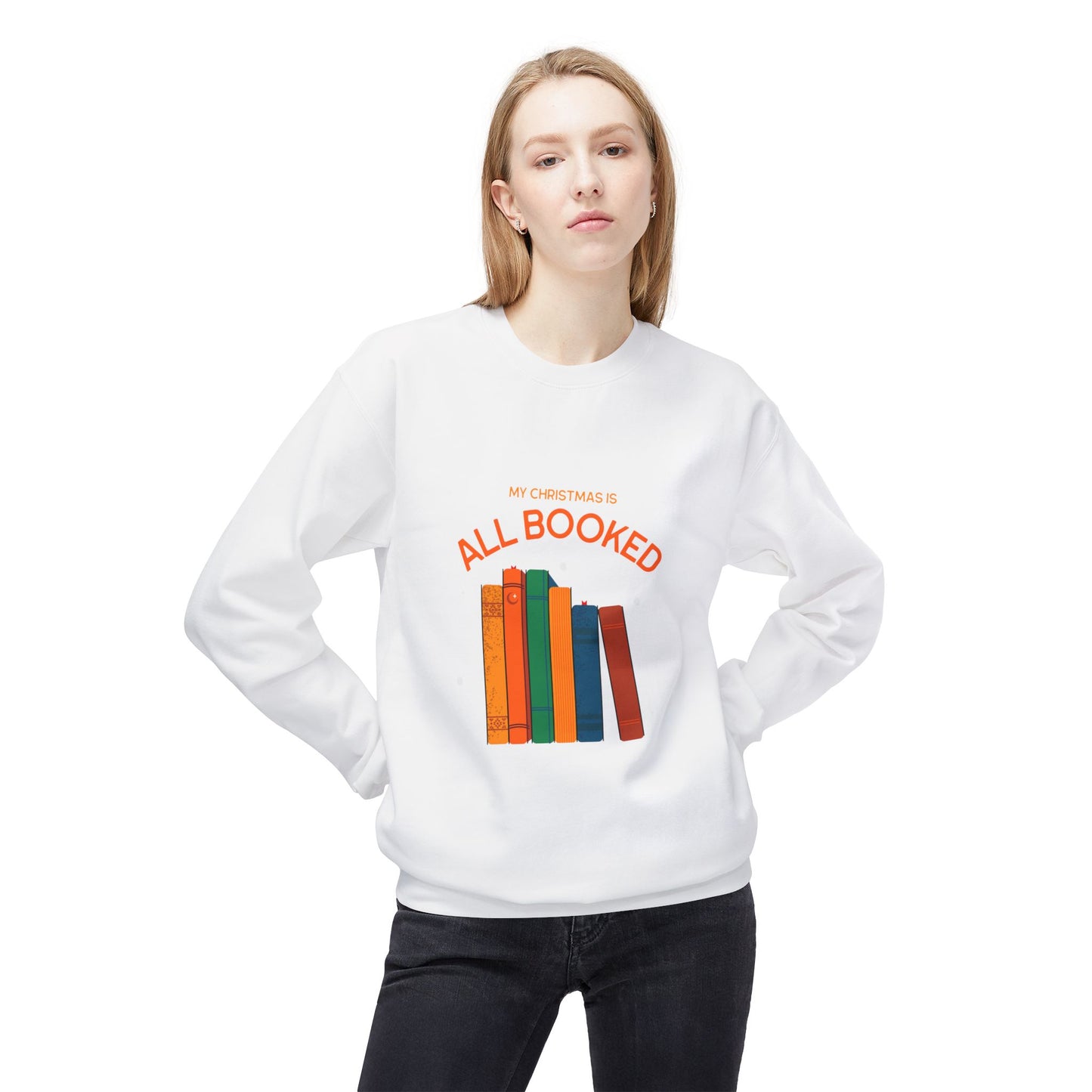 Christmas Bookworm Sweatshirt - Defenders' Mercantile