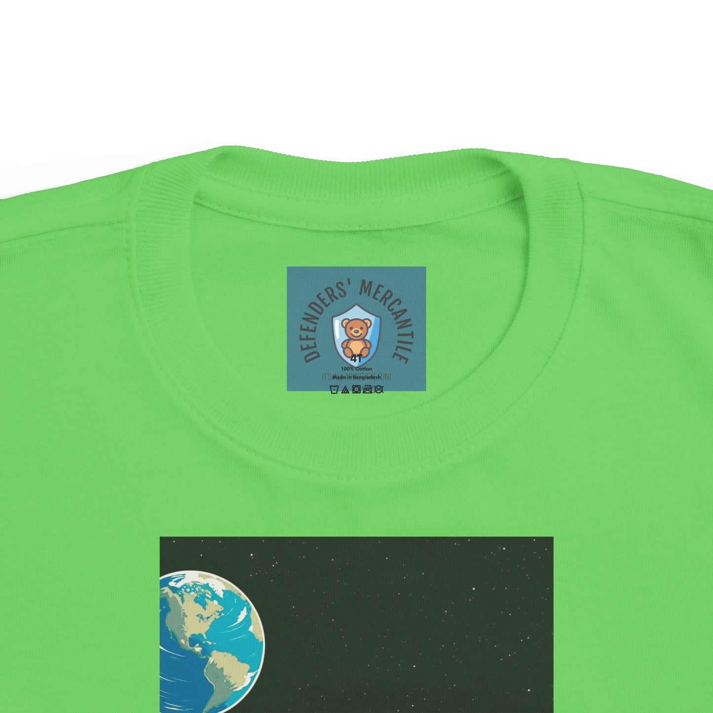 Toddler Tee - Earth Gazing Design - Defenders' Mercantile