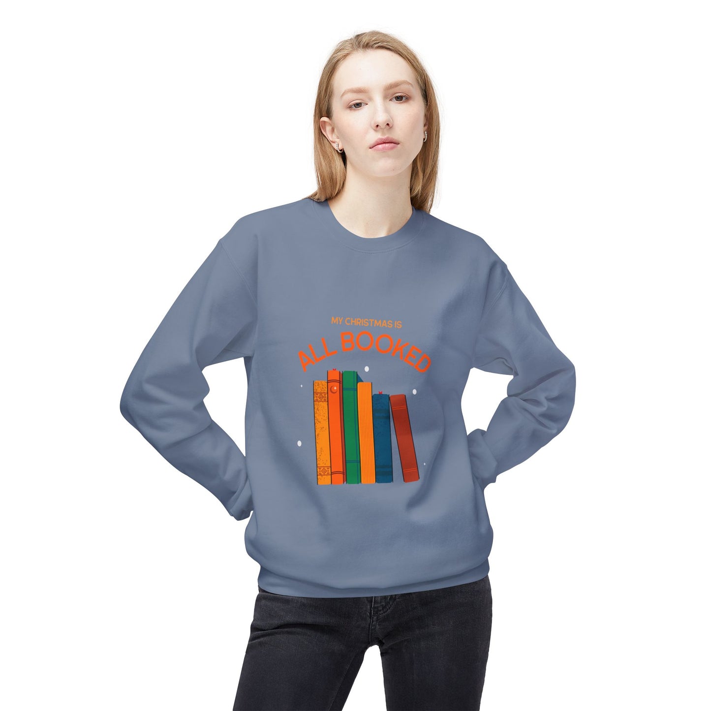 Christmas Bookworm Sweatshirt - Defenders' Mercantile