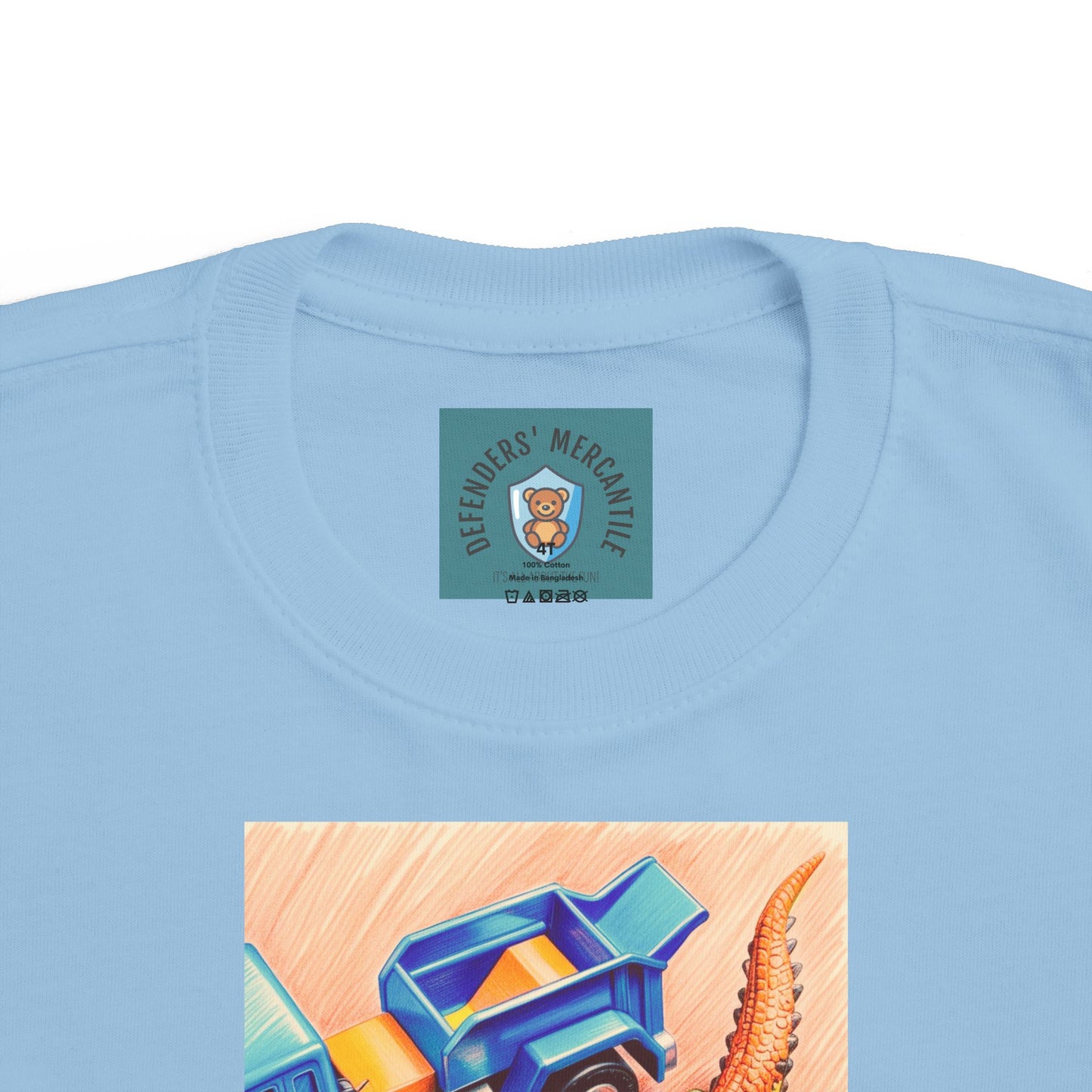 Toddler Tee - Trucks + Dino Playtime Design - Defenders' Mercantile