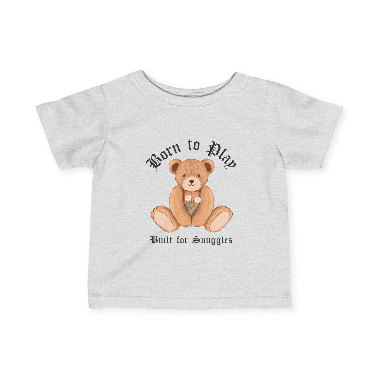 Infant Tee - Born to Play, Built for Snuggles - Defenders' Mercantile