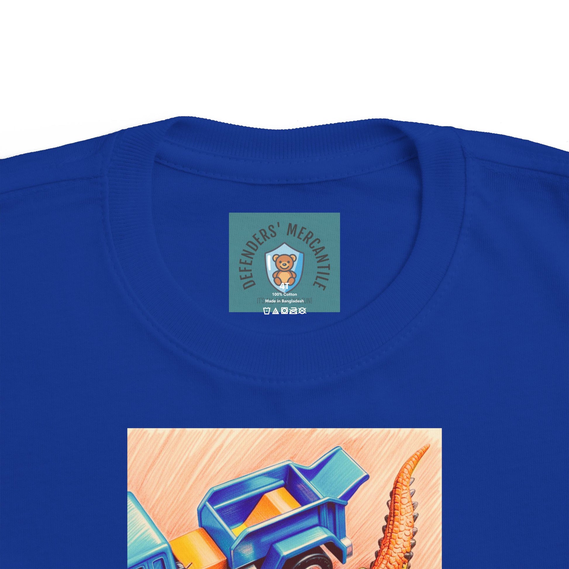 Toddler Tee - Trucks + Dino Playtime Design - Defenders' Mercantile